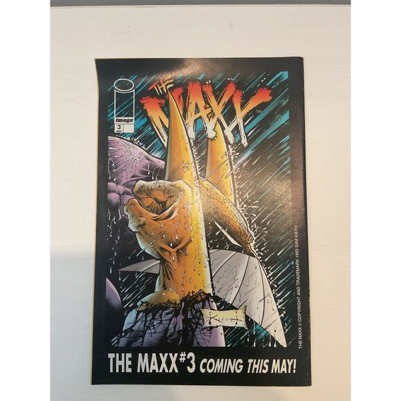 The Maxx #2 April 1993 Image Comics Sam Kieth Rare Vintage Comic Book - Picture 2 of 3